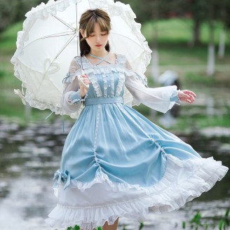 Symphony Lolita Style Dress OP by Withpuji (WJ67)